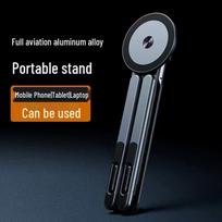 Portable Foldable Magnetic Aluminum Stand for Tablets, Laptops, and Phones sidabras