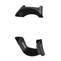 1 Pair For SUNNTO Ambit 3/2/1 Watch Link Adapter Clasp Headgrain Attachment Strap Connector Wristband Bracelet Accessory 1 black