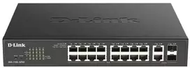 Šakotuvas D-Link DGS-1100-18PV2, Valdomas, L2, Gigabit Ethernet (10/100/1000), Maitinimas per Ethernet (PoE), Montuojamas ant stovo, 1U