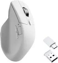 Belaidė kompiuterio pelė Keychron M6 1K (M6S-B72 All Silent Micro Switch) | 1000Hz | Balta