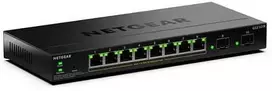 Šakotuvas Netgear GS310TP-200EUS 10p PoE 55W (PoE+: 8p) valdomas gigabito komutatorius