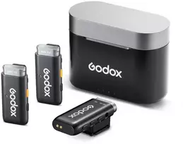 Mikrofono sistema - Godox WEC S Kit2 2.4 GHz belaidė mikrofono sistema Sony kameroms