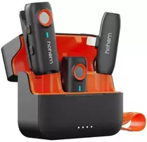 Mikrofonas - Hohem MIC 01 Wireless Lavalier (2TX + 1RX, Charging Case)