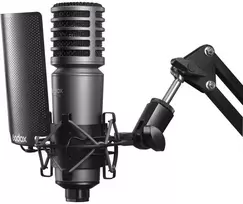 Mikrofonas - Godox XMic100GL Large Diaphragm Cardioid Condenser 24K Gold