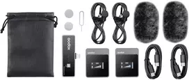 Mikrofono sistema - Godox MoveLink LT2 Lightning belaidis siųstuvas ir imtuvas