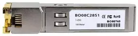 „BlueOptics SFP-1G-RJ45-DL-BO“, šviesolaidis, SFP, 100 m, 1000BASE, aliuminis, 0–70 °C
