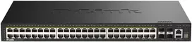Šakotuvas D-Link 48-Port Gigabit Stackable Smart Managed PoE Switch | D-Link