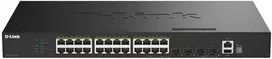 Šakotuvas D-Link 24-Port Gigabit Stackable Smart Managed PoE Switch | D-Link