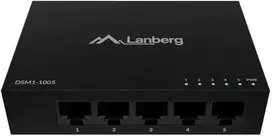 Šakotuvas Lanberg switch 5x 1Gb/s niezarządzalny 12V obudowa metalo sp.