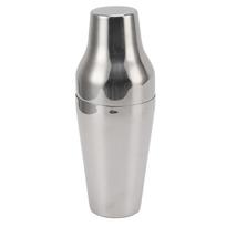 Stainless Steel Drink Shaker French Style 2 Section Martini Mixer Drink Shaker for Bar Home Camping L(for 6.5-9kg)