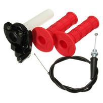 Poros 7/8  22mm 50-250CC Motociklo Purvo Dviratis ATV Rankenos Su Droselio Kabeliu