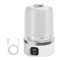 Automatinė belaidė mini skalbyklė Didelės talpos, patogi naudoti, įkraunama, skalbyklė kūdikių drabužiams ir apatiniam trikotažui balta