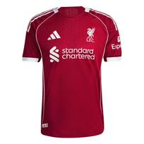 Adidas Liverpool FC 25/26 Season Player Version Slim Fit Crew Neck Short Sleeve Football Shirt Men Tops JY4237 6XL red