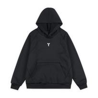 Nike Therma-FIT Kobe Series Hooded Comfortable Fashion Fleece Raglan Long Sleeve Kids tops Black White HJ1028-010 L