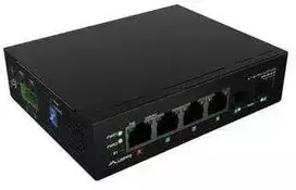 Šakotuvas Lanberg switch light industrial POE 1xBT 3xAT 2xSFP DIN niezarządzalny gigabit ethernet