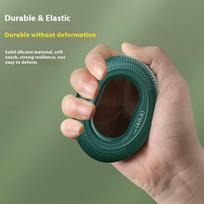 Silicone Grip Ring Double Strength Grip Professional Practice Strength Men's and Women's Power Ball Rehabilitation Training Finger FitnessMachine40lbs žalia