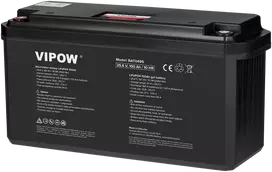 Vipow Akumuliatorius LiFePO4 100Ah 25,6 V akumuliatorius su BMS