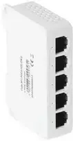 Šakotuvas Delta Network POE KOMUTATORIUS / ILGINTUVAS SPT-POE/4-POE-DIN-E 5 PRIEVADŲ DELTA TINKLAS