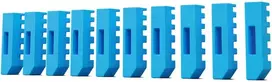 Prievadas - LINDY DP prievado blokatoriai (10 vnt., ABS, mėlyna)