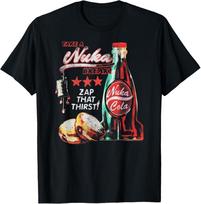 Fallout Video Game Take a Nuka Cola Break Zap That Thirst T-Shirt 2XL