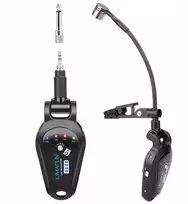 Mikrofono sistema - Belaidis KIMAFUN KM-U308A kondensatorinis 2.4GHz juodas