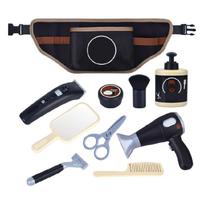 Children Barber Pretend Play Hairdressing Kits with Hair Styling Tool Creative RolePlay Activity Game For Toddler Fun 1