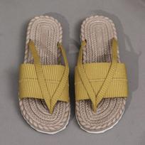 New Beach Vacation Toe Thong Flip Flops Fashionable Summer Sandals 36 geltona