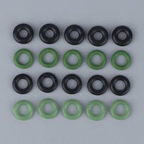 20pcs Rubber O Ring O-Ring Oil Sealing Gasket Automobile Sealing Automotive fuel injector rubber gasket