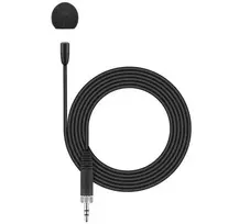 „Shure Sennheiser MKE Essential Omni Juodas“ – miniatiūrinis prisegamas mikrofonas su 3,5 mm jungtimi (juodas)