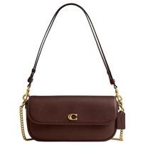 Coach Brooke 25 Logotipo Grandinėlės Peties Rankinė Moteriška Peties Rankinė Aukso Ruda CAN90-B4MPL Gift Box Set (Basic Set+Yellow Box)