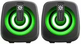 Kompiuterio kolonėlės PC SPEAKERS DEFENDER J1 2.0 6W LED USB Juodas