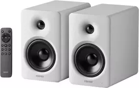 Kompiuterio kolonėlės Edifier lentyniniai garsiakalbiai 100 W Bluetooth 6.0 HDMI eARC AUX USB-C MDF balti M90