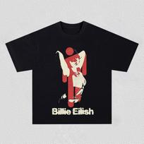 Billie Eilish Y2k Grafika 100% Medvilnė Unisex Marškinėliai 2026 Naujas Apvalus Kaklas Trumpomis Rankovėmis Unisex Moterų Mada Hiphop T-shirt Gerbėjų Dovanos S