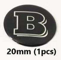 Modifikuotas variklio dangčio lipdukas arba galinės bagažinės lipdukas arba ratlankio dangtelio B logotipo ženklelis BRABUS W213 W204 W205 W254 W210 W211 W220 W464 W253