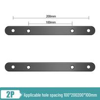 VESA Hole Extension Plate for Monitor Stand Adapter, 10x10cm to 20x10/20cm