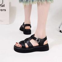 Summer Girls Sandals, Fashion Princess Soft Sole Sports Beach Shoes for Middle and Big Kids 31 juoda