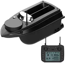 Žvejybos Įranga - Flytec V030 Pagrindinė Masalo Valtis su GPS, 3kg Talpa, 20000mAh Baterija - Juoda