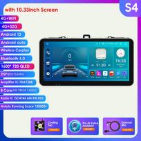 8G+128G Android Auto CarPlay automobilinis radijas, skirtas Toyota Corolla 2007-2011 Multimedijos grotuvas GPS navigacija 2din Stereo 1280*720 Ekranas Autoradio Carplay 4G S4 8Core 4G 32G AI