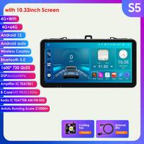 8G+128G Android Auto CarPlay automobilinis radijas, skirtas Toyota Corolla 2007-2011 Multimedijos grotuvas GPS navigacija 2din Stereo 1280*720 Ekranas Autoradio Carplay 4G S5 8Core 4G 64G