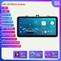 8G+128G Android Auto CarPlay automobilinis radijas, skirtas Toyota Corolla 2007-2011 Multimedijos grotuvas GPS navigacija 2din Stereo 1280*720 Ekranas Autoradio Carplay 4G S5 8Core 4G 64G AI