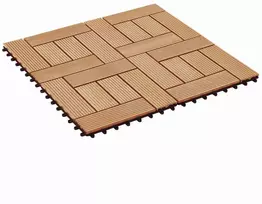 Terasinė Plytelė 22 pcs Tikmedis 30 x 30 cm MPK