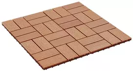 Terasinė Plytelė 22 pcs Tikmedis 30 x 30 cm MPK