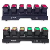 EVOLIGHTS 6 CANNON šviesos spindulio efektas su 6 galvutėmis