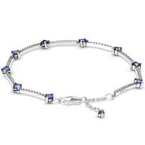 Sparkling Daisy Flower Pave Bar Link Chain & Stones Star 925 Sterling Silver Bracelet Fit Bangle Bead Charm Diy Jewelry