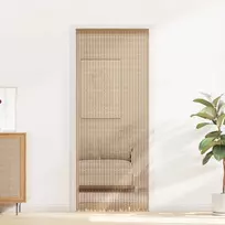 Kenkėjų Durų Užuolaida multicolor 90 x 200 cm Bambukas