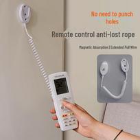 Wall-Mounted Magnetic Anti-Lost TV & AC Remote Holder with Anti-Theft Strap 1.1 meters length balta