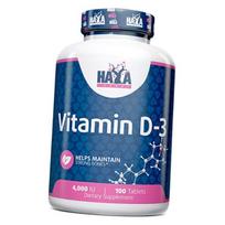 Vitaminas D3, Vitamin D-3 4000, Haya  100 tab. (36405095) 100tab
