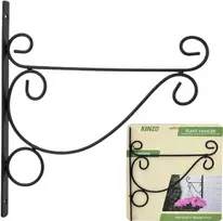 METALINIS AUGALŲ LAIKIKLIS SU ORNAMENTAIS Juodas 26X28CM KINZO 1086958