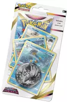 Kolekcionuojamos Kortelės - Pokémon TCG: Sword & Shield: Swampert Astral Radiance Checklane Premium Su 1 Booster Paketu, 3 Promo Kortelėmis, Moneta, Kodo Kortele, Hisui Region