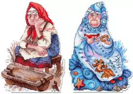 MP Studia Siuvinėjimo rinkinys kryželiu „Be nieko likusi“ 19×13 cm